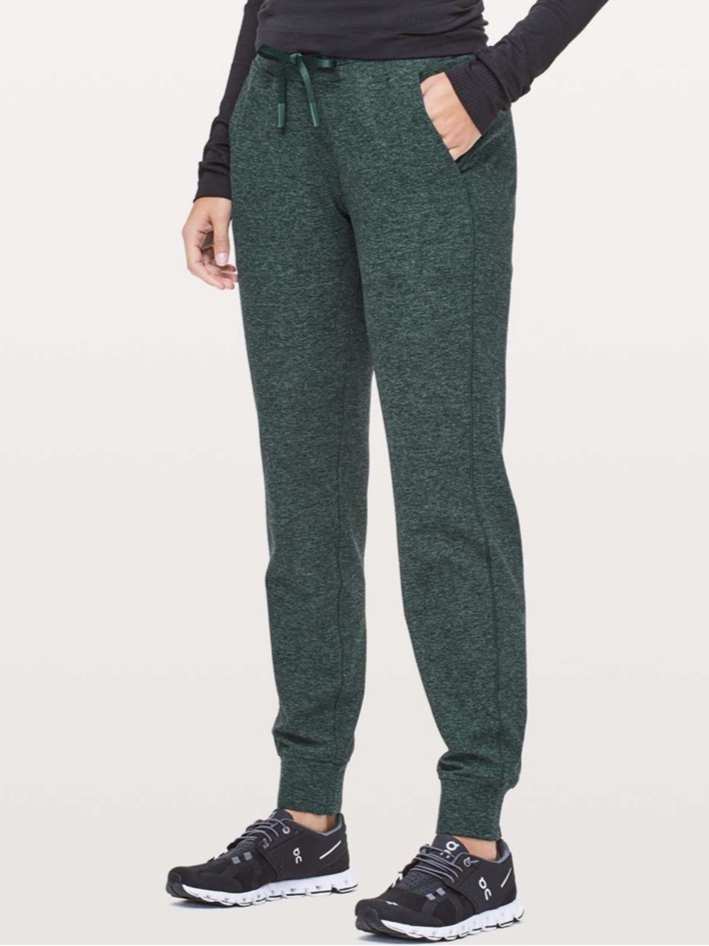 Lululemon Ready To Rulu Pant *Updated 29" Heathered Green Jasper Size 4 W5BCJS